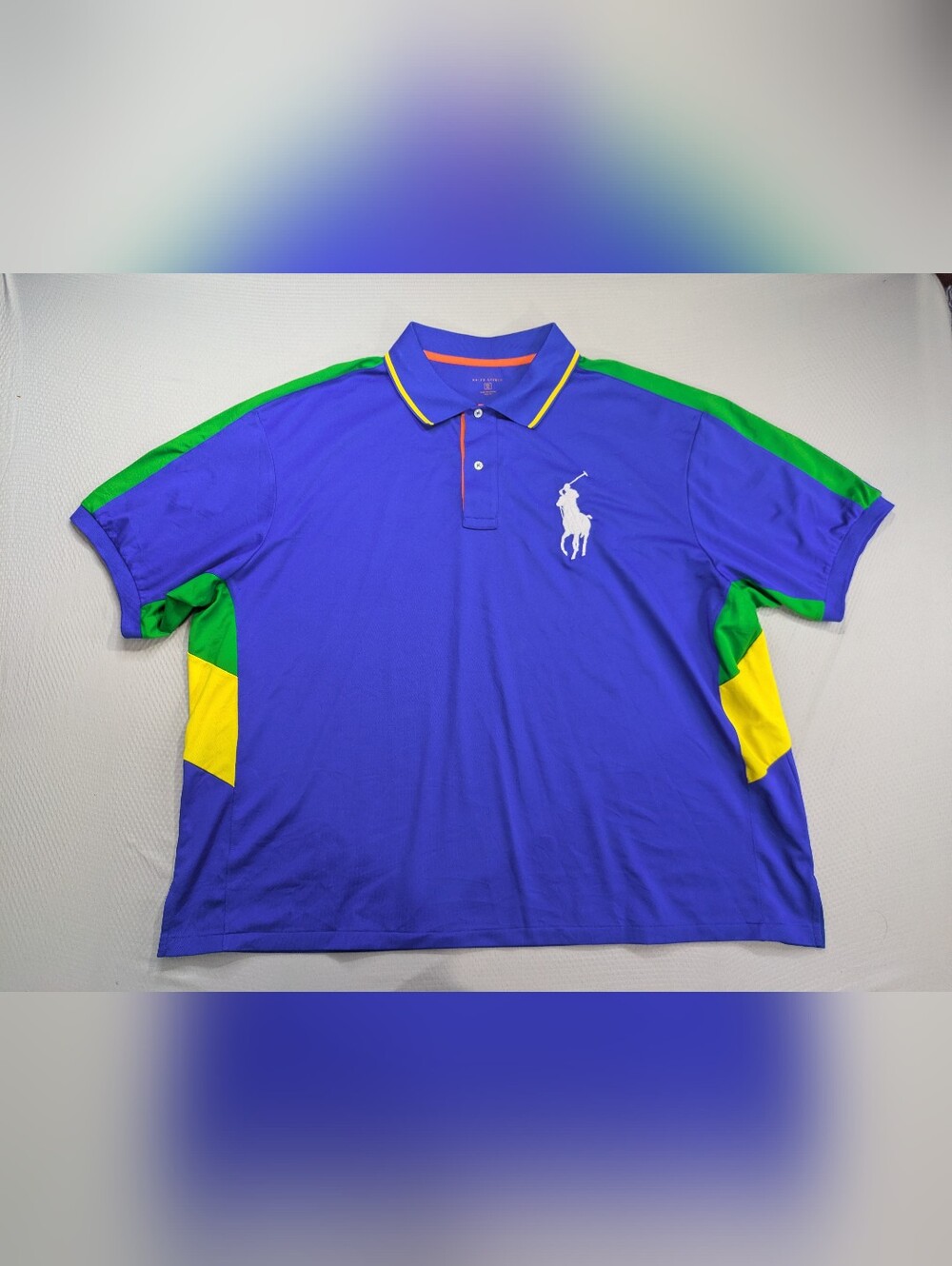 Polo Ralph Lauren Performance Polo Shirt Mens 3XB Big Preppy Golf Stretch Pony